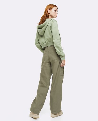 Solid Cargo Pant